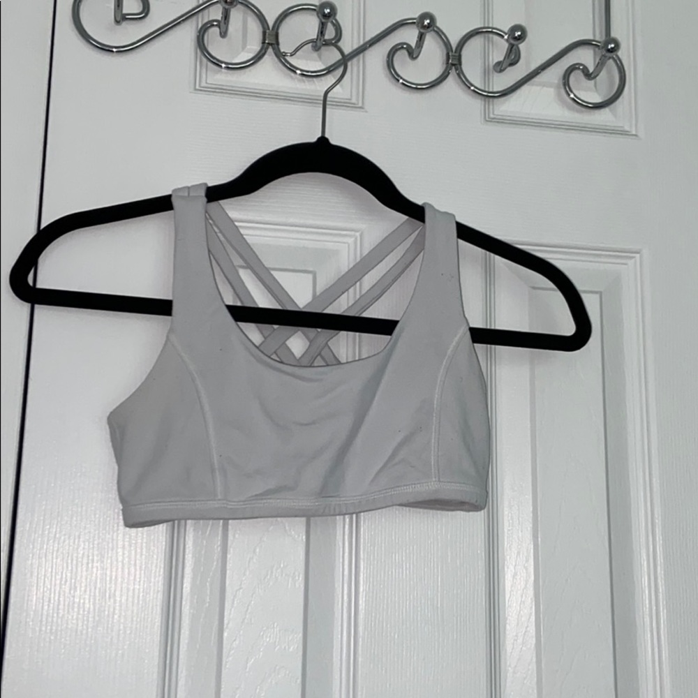 White Lululemon Ivivva Sports Bra
